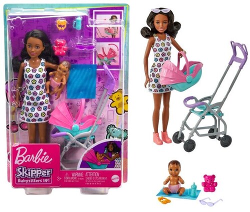 Barbie - Barbie Skipper Stroller Playset Aa (Papd)