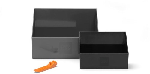 LEGO BRICK SCOOPER SET 2 PIECES, GREY