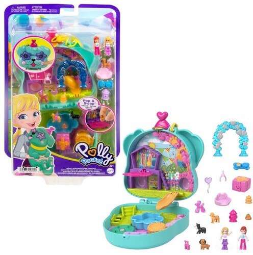 Polly Pocket - Polly Pocket World Doggy Birthday Bath (Papd)