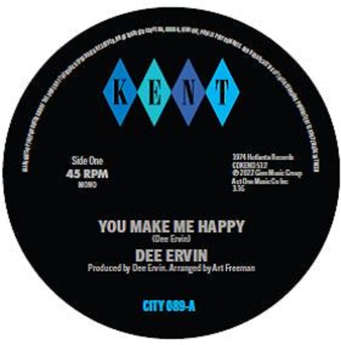 Dee Ervin - You Make Me Happy / Give Me One More Day (Uk)