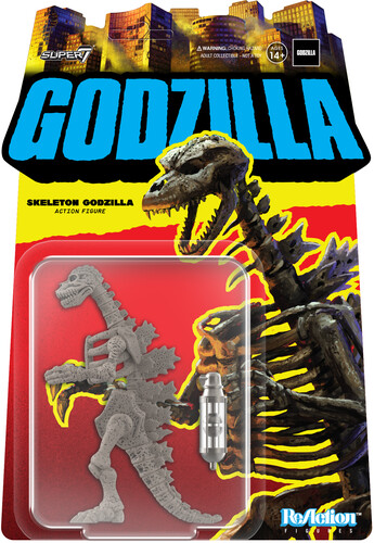 TOHO REACTION FIGURES - GODZILLA SKELETON (GREY)