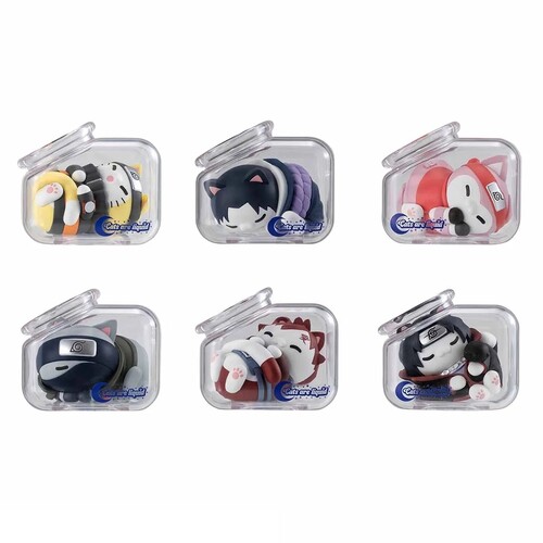 Megahouse - Naruto - Mega Cat Project: Goodnight Nyaruto (Box/8) Blindbox Fig Display