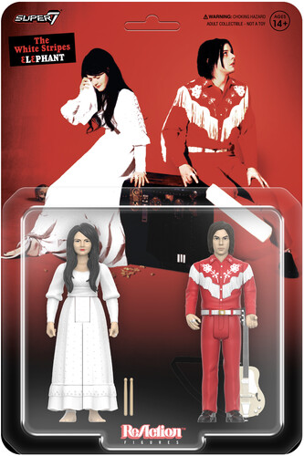 Super7 - The White Stripes - ReAction Figures Wv2 - Elephant 2-Pack