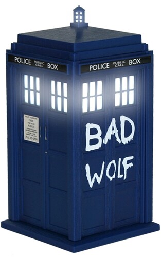 Fametek MTWOLF - Doctor Who - Bad Wolf Tardis Bluetooth Speaker with LED & Sound Effects
