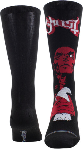 Perri's - Ghost - Meliora Dove Flat Press Knit In - Crew Socks