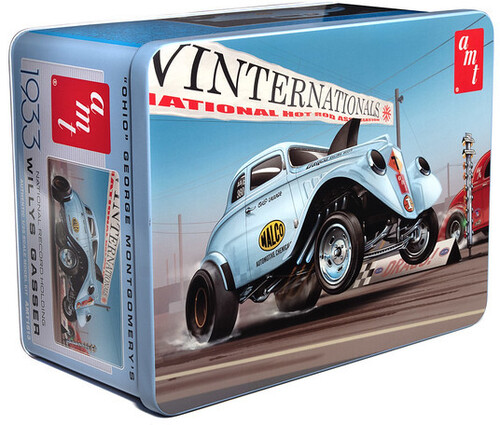 AMT 1933 Willys Gasser Ohio George w/Tin Packaging 1/25 Scale Model Kit