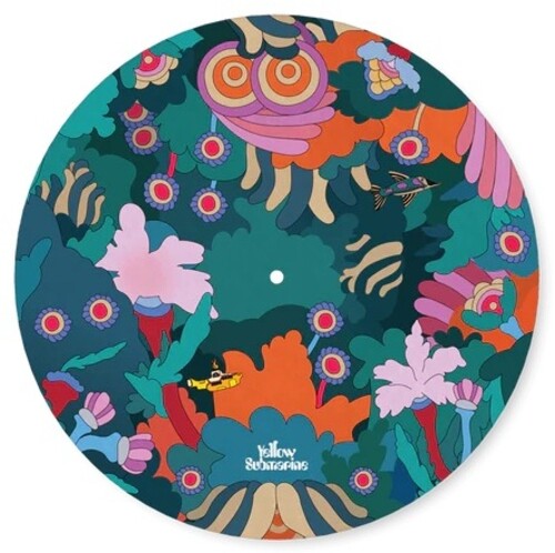 BEATLES YELLOW SUBMARINE RECORD MAT UNDER THE SEA