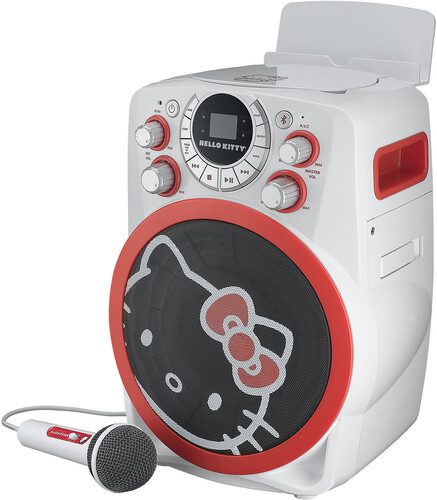 Hello Kitty Hy 673.Exv9 Bt Karaoke Machine White Hello Kitty HY