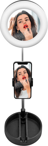 Bluestone SK14-BK Vlogger Compact Kit With Foldable Case with Mirror USB Power