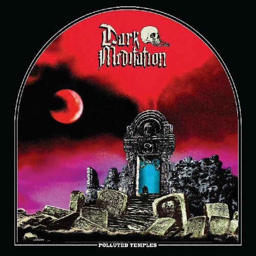 Dark Meditation - Polluted Temples vinyl record cover