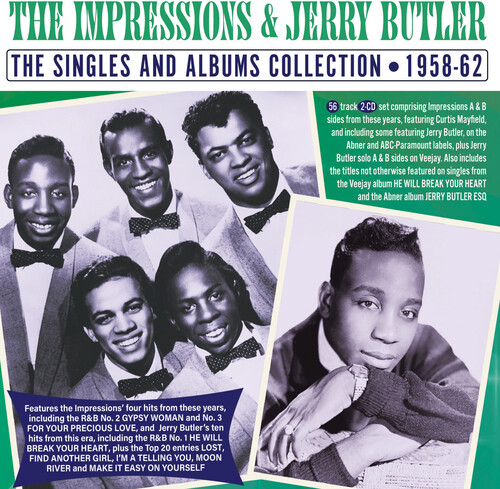 Impressions / Jerry Butler - Singles And Albums Collection 1958-62
