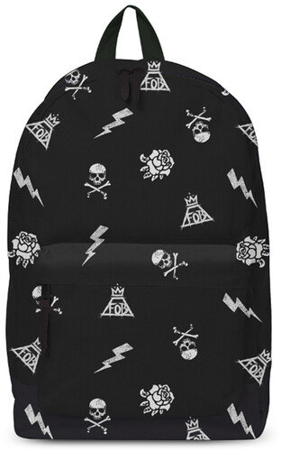 FALL OUT BOY BACKPACK LOGO PATTERN