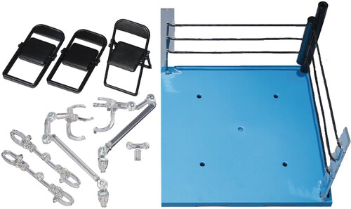 Tamashii Nations - Tamashii Stage - S.H.Figuarts - Act Ring Corner (Neutral) & Folding Chair Set