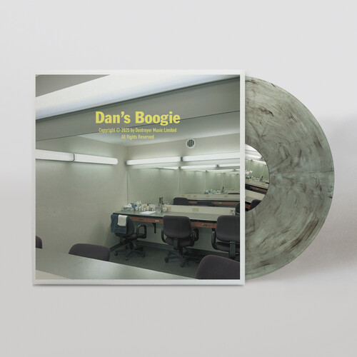 Destroyer - Dan's Boogie (IEX) Black Swirl/Coke Bottle Clear vinyl record cover