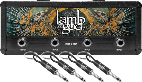 PLUGINZ LAMB OF GOD JACK RACK W/ 4 GTR PLUG KEYCHAI