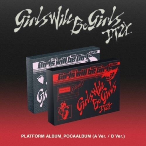 Girls Will Be Girls - Platform Album QR Card Poca Album - incl. QR Card, Logo Magnet, 10pc Photocard Set + Selfie Photocard