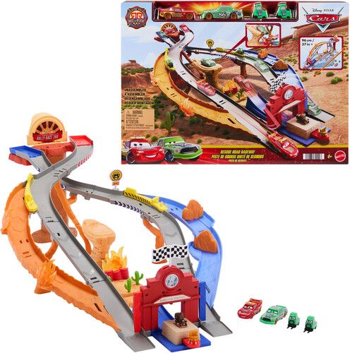 Mattel - Cars Rescue Road Raceway Playset