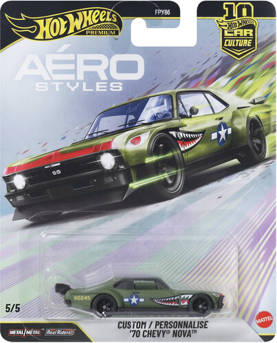 HOT WHEELS PREMIUM CUSTOM 70 CHEVY NOVA