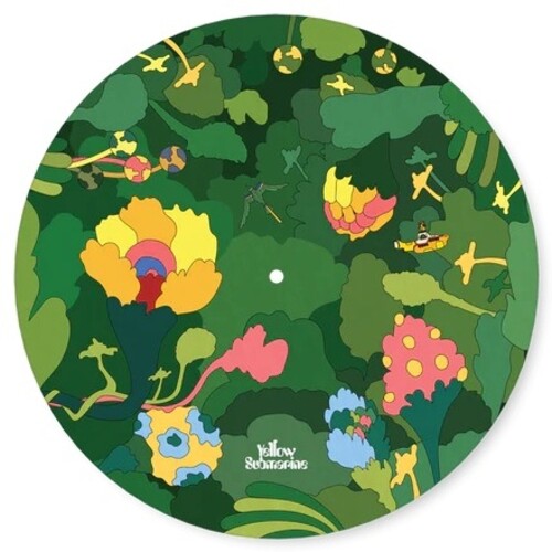 BEATLES YELLOW SUB RECORD MAT PEPPERLAND WOODS