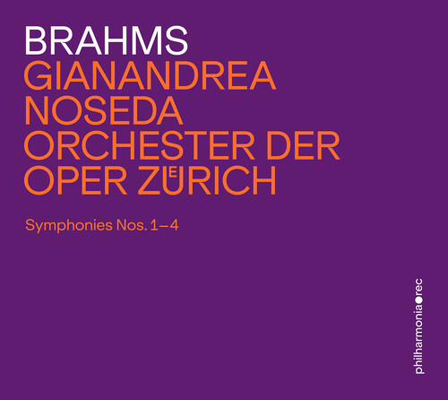 Orchester Der Oper Zurich - Johannes Brahms: Syms 1-4 vinyl record cover