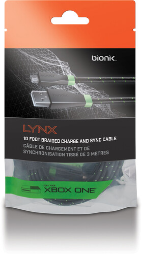 BIONIK BNK-9012 XB1 LYNX ELITE CONTROLLER CABLE BL