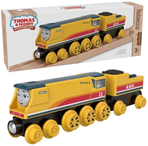 UPC 887961990737 product image for THOMAS AND FRIENDS WOOD REBECCA ENGINE & CAR | upcitemdb.com