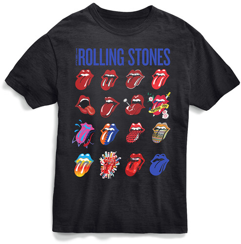 Rolling Stones Evolution Blue & Lonesome Tee S - Rolling Stones Evolution Blue & Lonesome Tee S