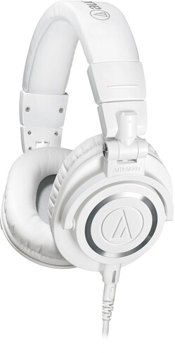 AUDIO TECHNICA ATH-M50XWH PRO MONITOR HEADPHONES W