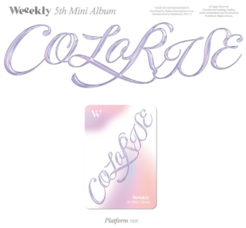 Colorise - Platform Version - incl. Tin Case, AR Mini Card, Photocard, 6pc Photocard Set + Figure