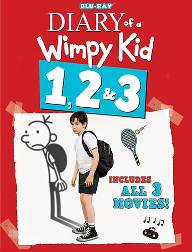 Zachary Gordon - Diary of a Wimpy Kid 1, 2 & 3 (Blu-ray (Repackaged, Widescreen))