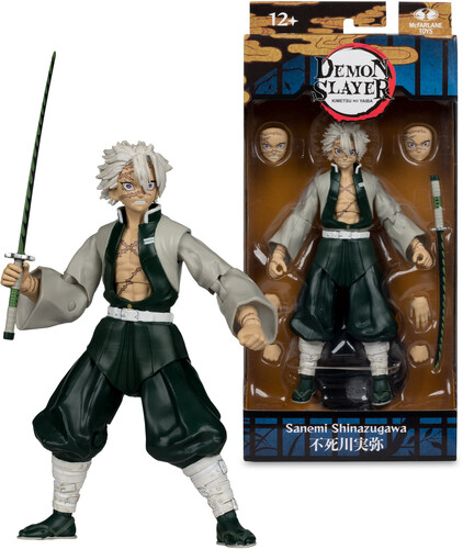Demon Slayer 7in Wv7 - Sanemi Shinazugawa (Season - McFarlane Toys - DEMON SLAYER 7IN WV7 - SANEMI SHINAZUGAWA (SEASON 3)