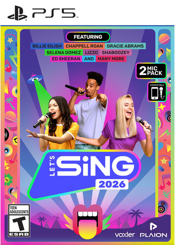 Lets Sing 2026 + 2 Mics for Playstation 5