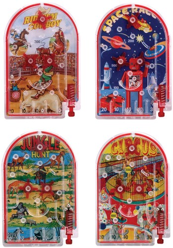 Schylling Mini Pinball Game -Assorted Styles (1 Random Toy per Transaction)