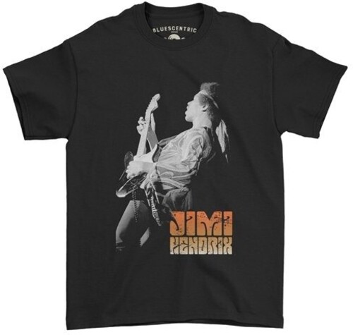 Jimi Hendrix - Classic - Heavy Cotton T-Shirt - Small Black