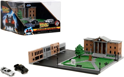 JADA NANOSCENE HWR BTTF COURTHOUSE & CAR SET