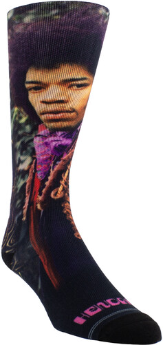 Perri's - Jimi Hendrix - Portrait Dye Sublimation - Crew Socks