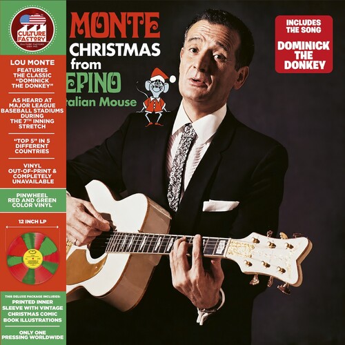 Lou Monte - Merry Christmas From Pepino The Italian Mouse vinyl record cover