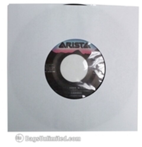 Bags Unlimited S7P - 7 IN 45RPM Paper Record Sleeve - Polylined - 100 Count