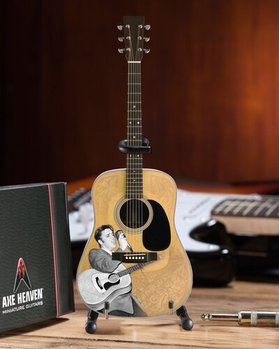 Elvis Presley 1955 Tribute Mini Acoustic Guitar Replica Collectible