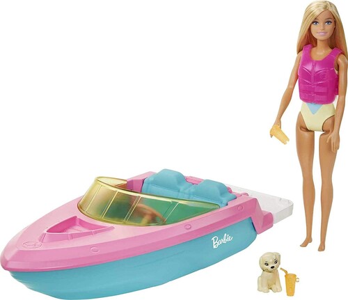 BARBIE DOLL AND BOAT PLAYSET