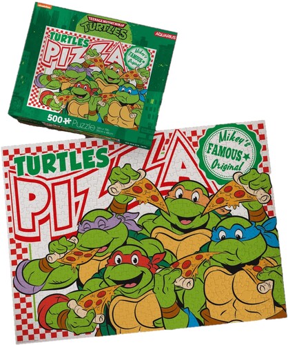 TMNT PIZZA 500 PC PUZZLE