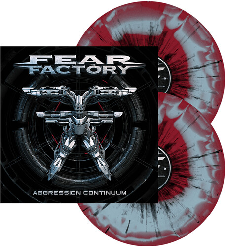 Fear Factory - Aggression Continuum [Red & Blue Swirl w/ Black Splatter 2LP]