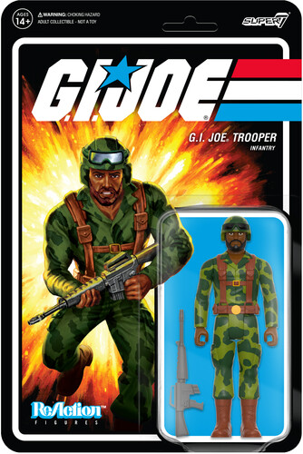 G.I. JOE W4 - CAMO GREENSHIRT M-16 (DK BROWN)