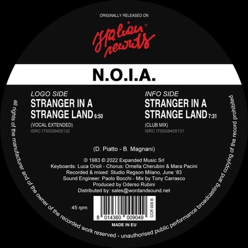 N.O.I.A. - Stranger In A Strange Land (Ep)