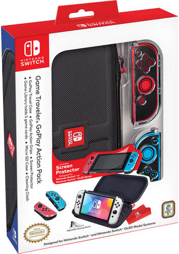 Switch Accessory: Case - RDS Game Traveler Case - GoPlay Action Pack: Officially Licensed by Nintendo