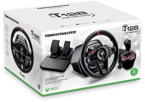 Xbox Accessory:  Racing Wheel - Thrustmaster T128 Shifter Pack - C:  Officially Licensed by Microsoft