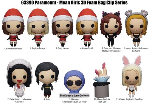 Mean Girls 3D Foam Bag Clip - Series 1