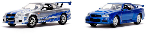 1:32 FF TWIN PACK (SKYLINE, SILVER & BLUE)