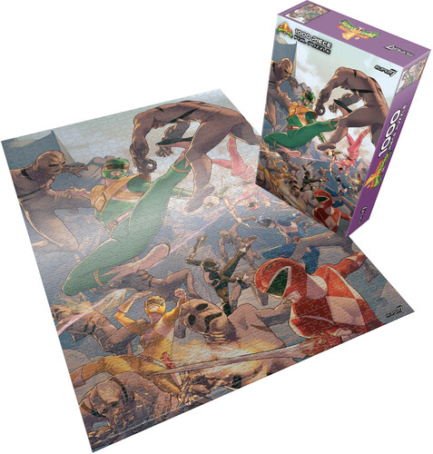 MIGHTY MORPHIN POWER RANGERS PUZZLE RANGERS GROUP