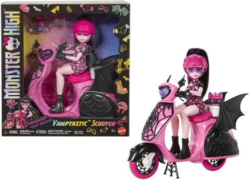 MONSTER HIGH DRACULAURA AND SCOOTER PLAYSET